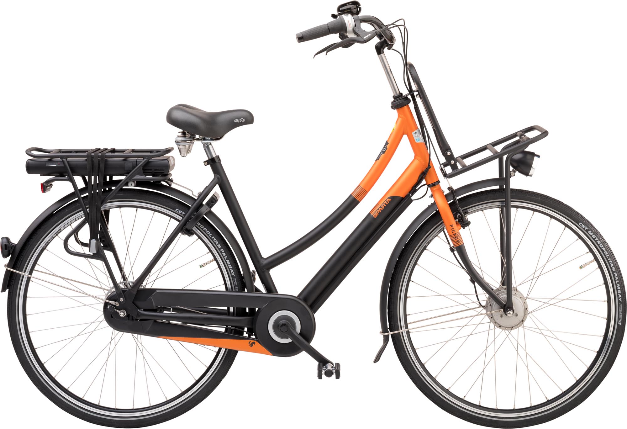 Sparta Pick Up Trend F7E Smart 7V 2018 Dames 49Cm Matzwart Oranje sparta kopen in de aanbieding Sparta Pick Up Trend F7E Smart 7V 2018 Dames 49Cm Matzwart Oranje sparta kopen in de aanbieding