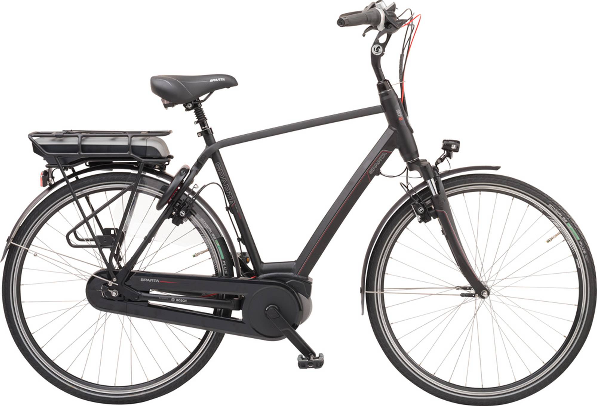 Sparta M7B Rucktritt Incl 500Wh 2018 Heren 57Cm Black Matte sparta kopen in de aanbieding