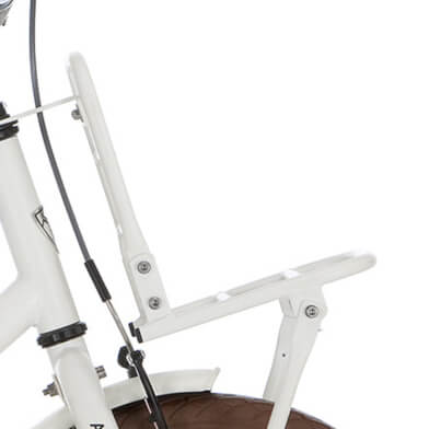 Fietsuniek Alpina Voordrager 18 Cargo Pure White Matt fietsuniek kopen in de aanbieding