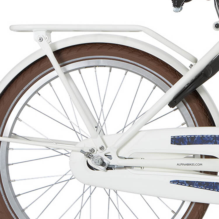 Fietsuniek Alpina Drager 22 Cargo Pure White Matt fietsuniek kopen in de aanbieding