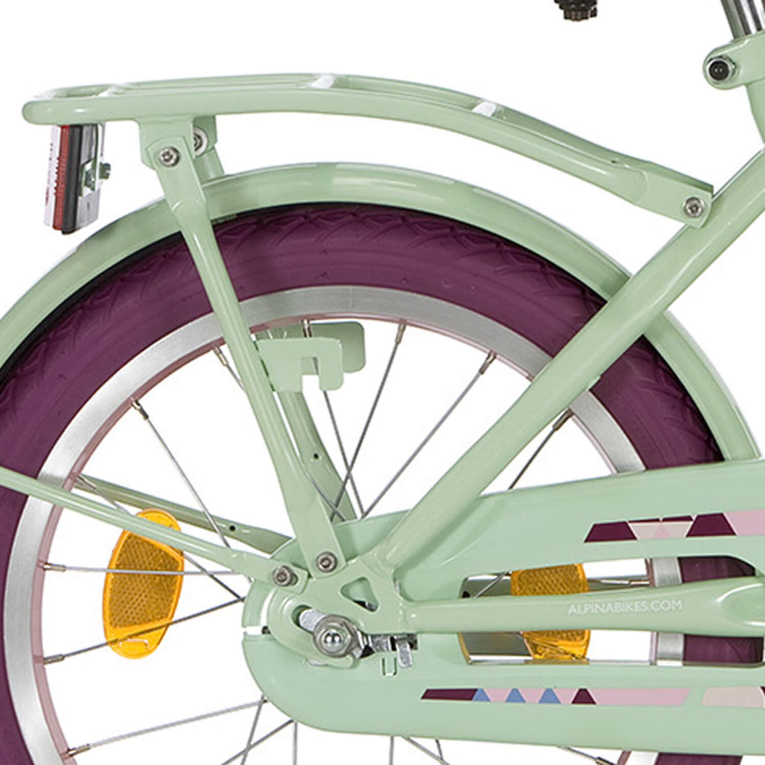 Fietsuniek Alpina Drager 16 Clubb Blossom Green fietsuniek kopen in de aanbieding