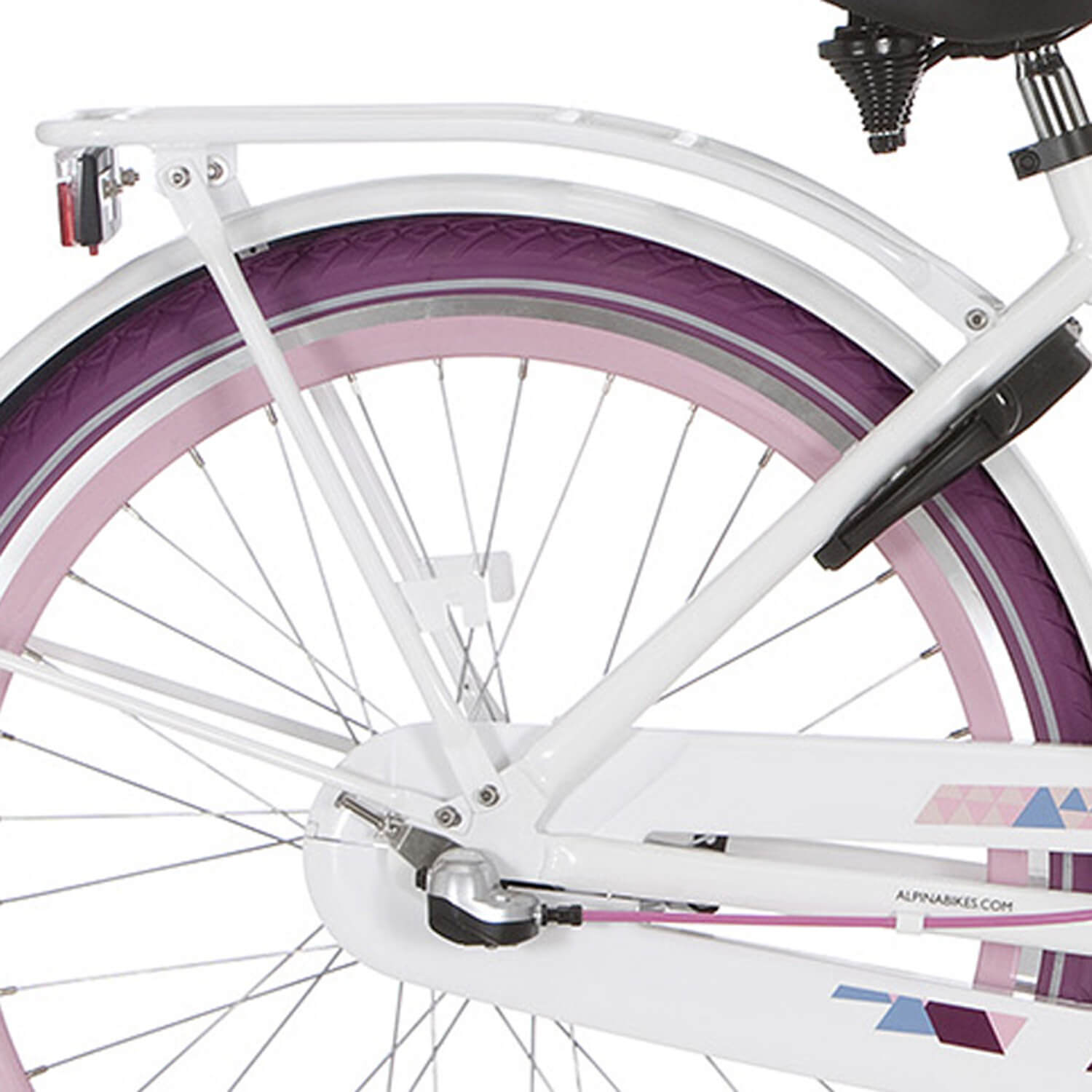 Fietsuniek Alpina Drager 26 Clubb Traffic White fietsuniek kopen in de aanbieding