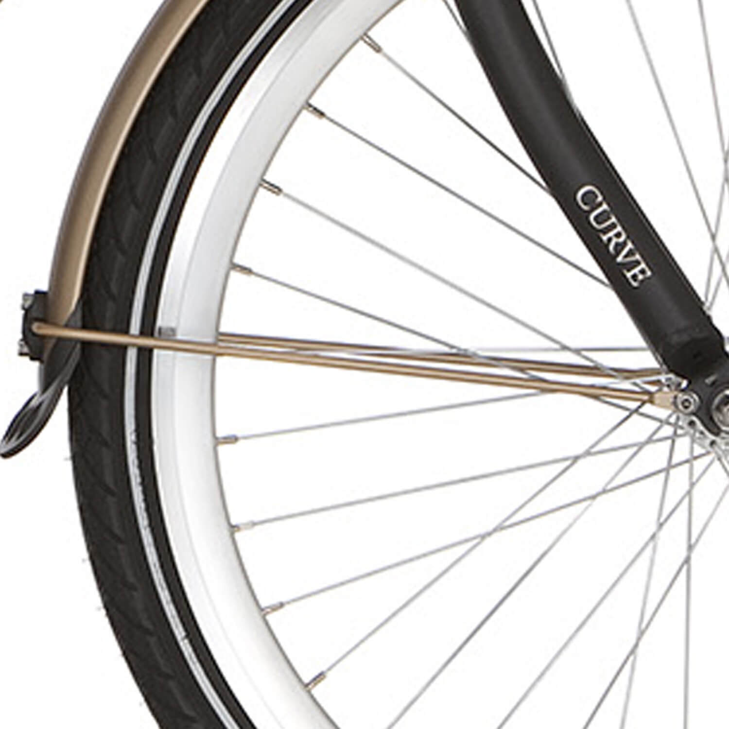 Fietsuniek Alpina V Spatb Stang 26 Curve Matt Gold fietsuniek kopen in de aanbieding