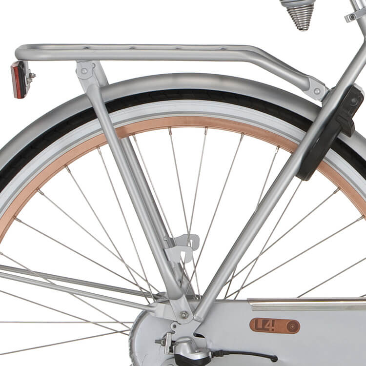 Fietsuniek Cortina Drager 28 U5 H61 Bright Alumina Matt fietsuniek kopen in de aanbieding