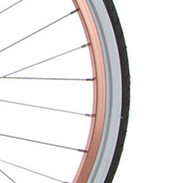 Fietsuniek Cortina Velg Zac2500 Copper fietsuniek kopen in de aanbieding