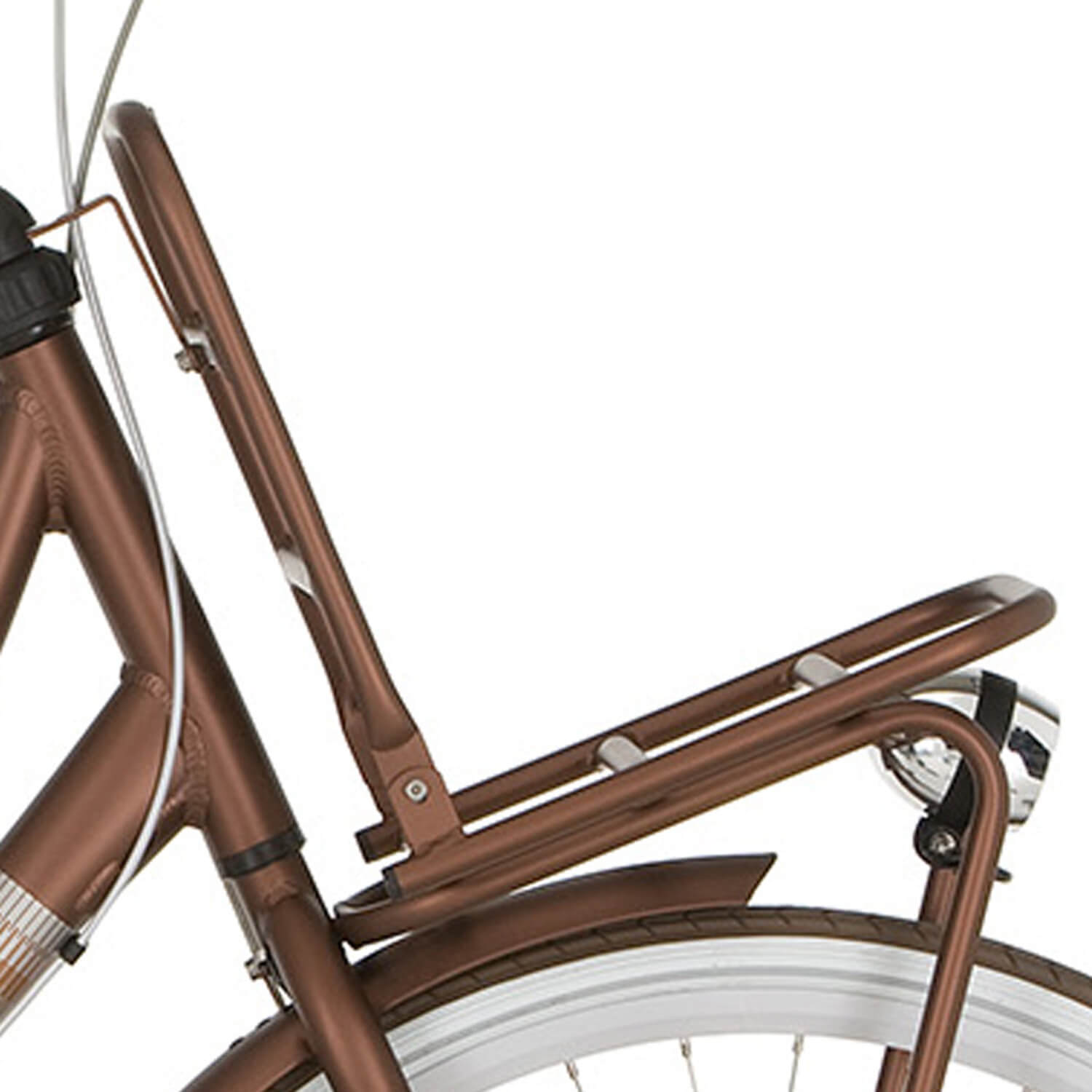 Fietsuniek Cortina Voordrager U4 D50 D61 Sp Brown Matt fietsuniek kopen in de aanbieding