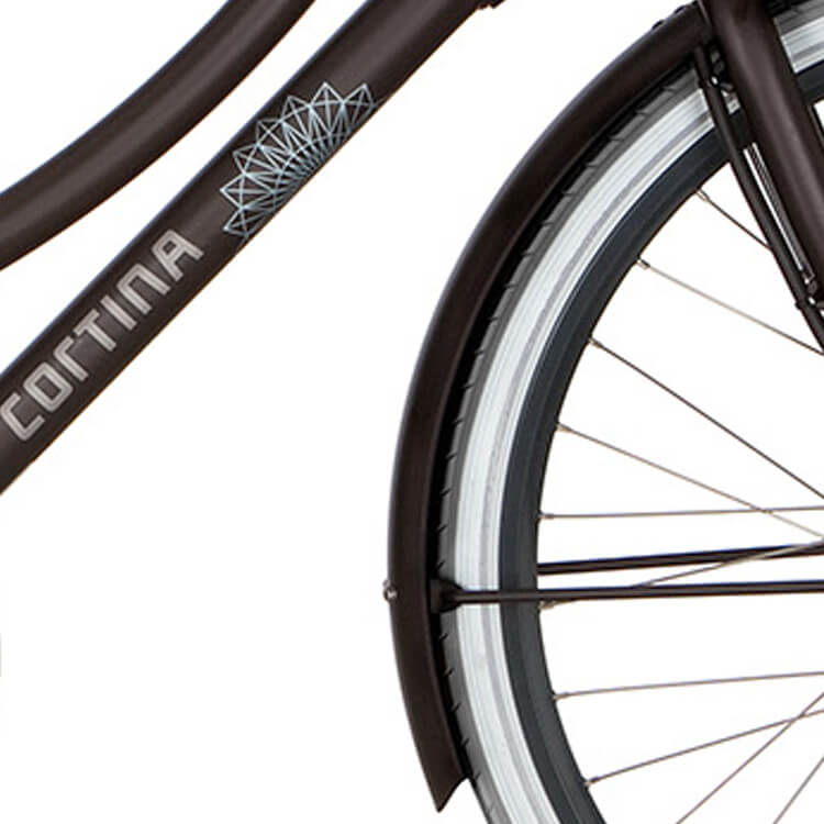 Fietsuniek Cortina V Spatb 28 E Roots Tr Espresso Brown Matt fietsuniek kopen in de aanbieding