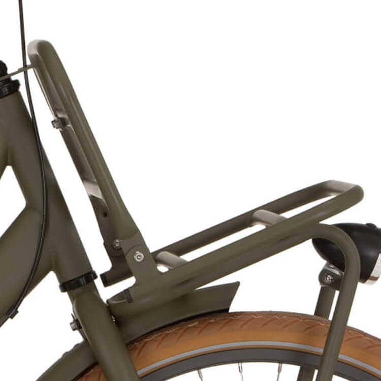 Fietsuniek Cortina Voordrager 24 U4 Dark Olive Matt fietsuniek kopen in de aanbieding
