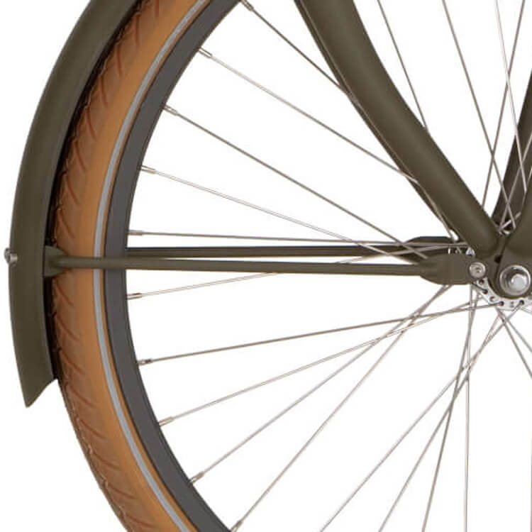 Fietsuniek Cortina V Spatb Stang 24 U4 Dark Olive Matt fietsuniek kopen in de aanbieding