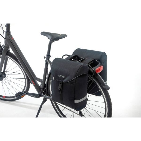 Cameo fietstas dubbel Sports bag black