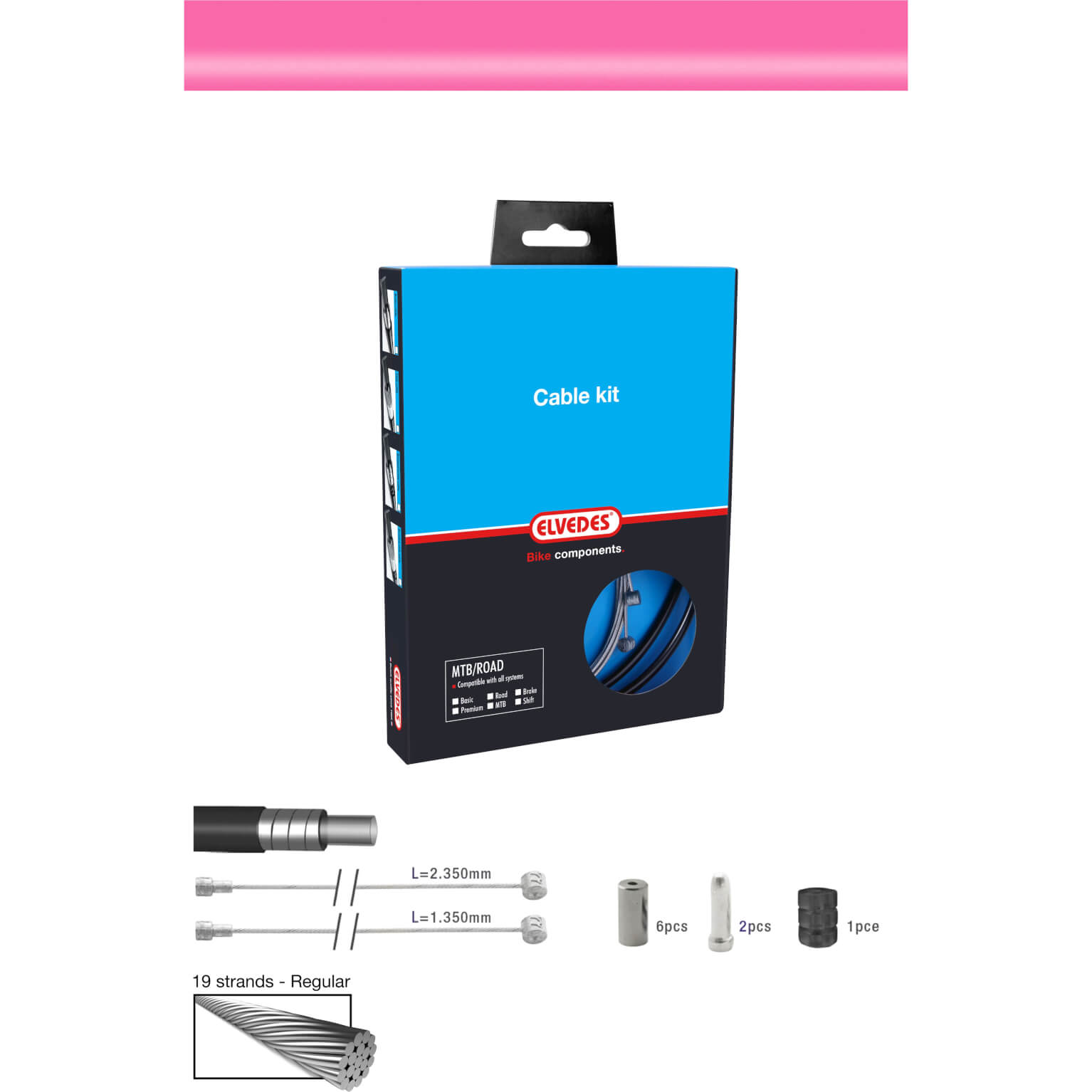 Fietsuniek Elvedes Remkabel Kit Atbrace Rz fietsuniek kopen in de aanbieding