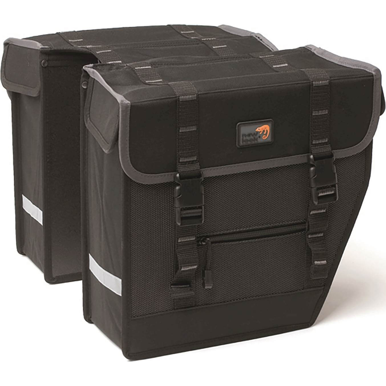 Fietsuniek New Looxs Dubbele Fietstas 110 Midi Zwgrs fietsuniek kopen in de aanbieding