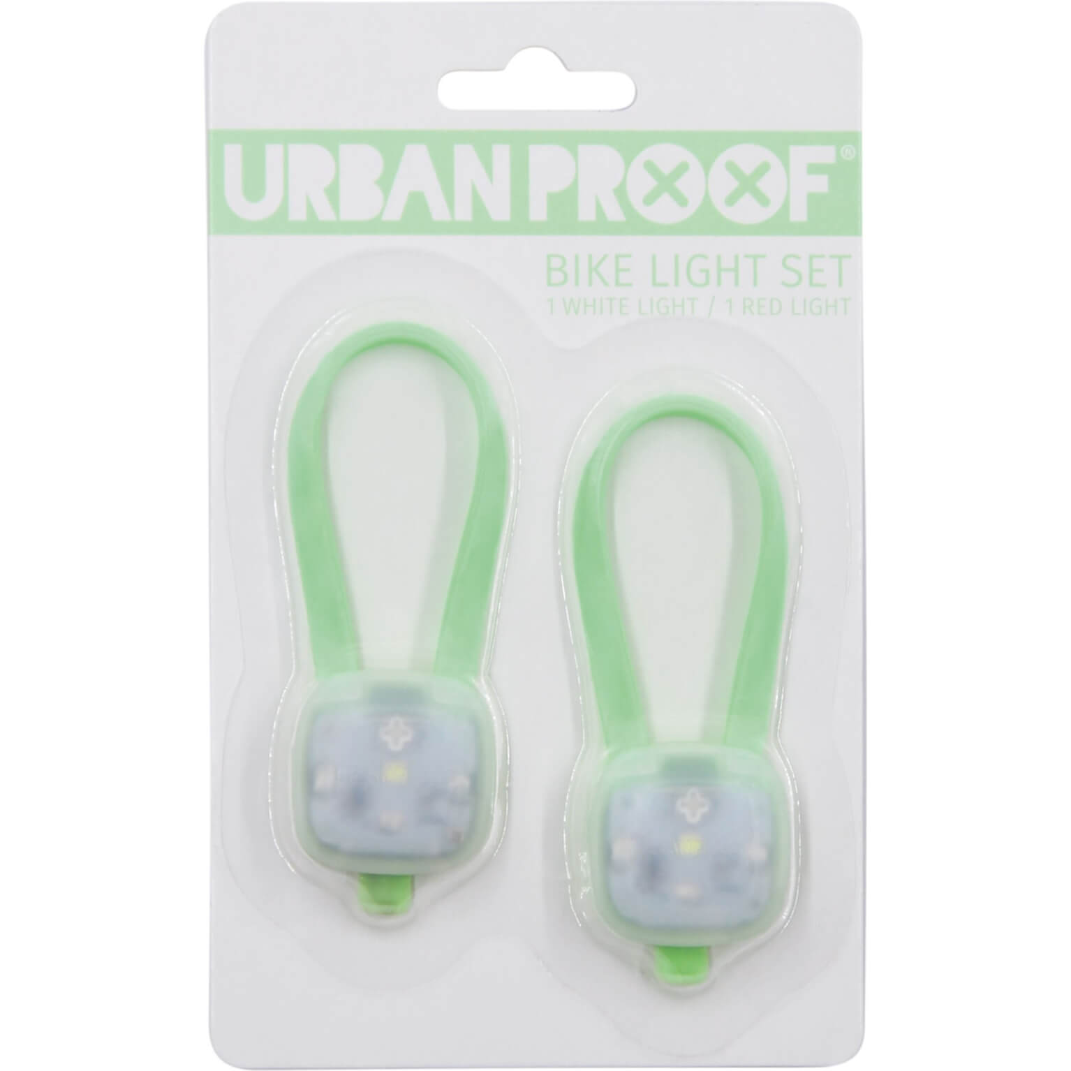 Fietsuniek Urban Proof Smd Led Fietslampjes Set Pastel Groen fietsuniek kopen in de aanbieding