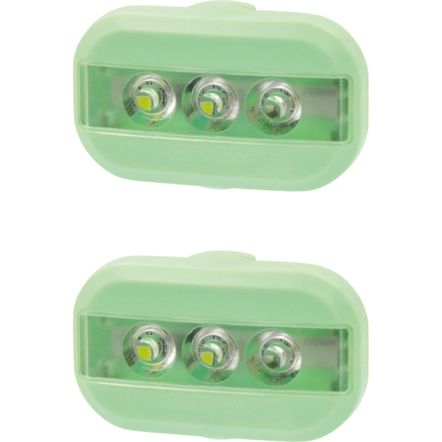 Fietsuniek Urban Proof Clip Fietslampjes Set Pastel Groen fietsuniek kopen in de aanbieding