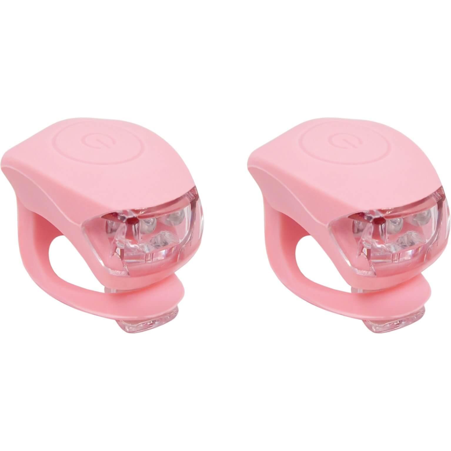 Fietsuniek Urban Proof Siliconen Fietslampjes Set Pastel Roze fietsuniek kopen in de aanbieding