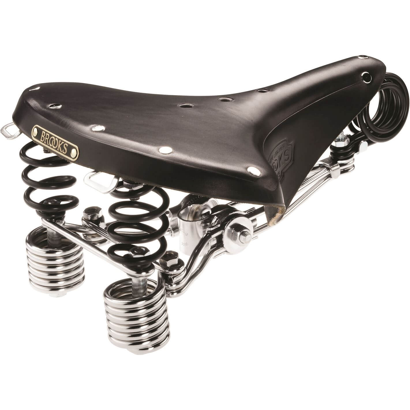 Brooks Zadel B190 Uni Dubb Veer Zw brooks kopen in de aanbieding